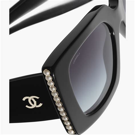 chanel sunglasses with pearls on the side|chanel sunglasses women with pearl.